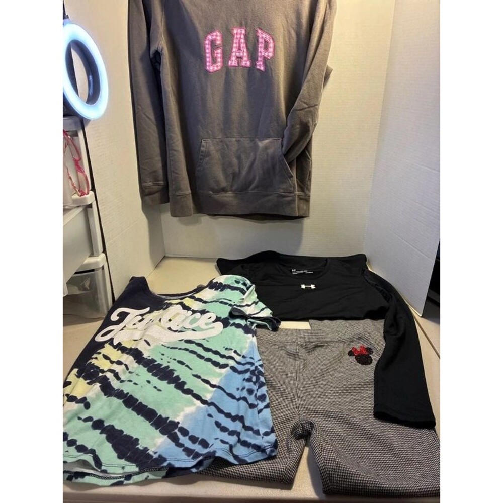 Girls 12 bundle , pants, tee, hoodie, long sleeve